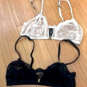 Bra Duo, BeMe Blk & Nude Lace Bras,S/P